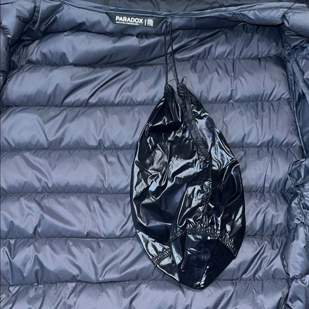 Paradox Black Puffer Jacket Water-Resistant Design - Picture 7 of 10